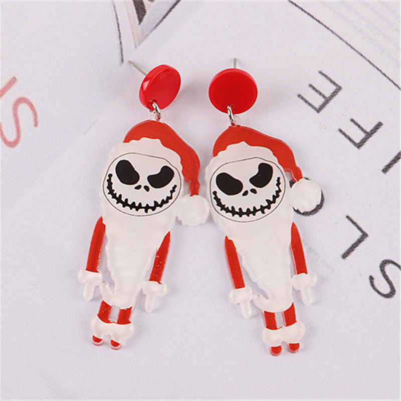 Wholesale Christmas Collection Hats Boots Acrylic Earrings